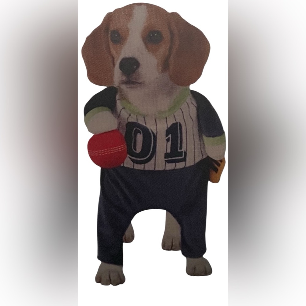 Heart to Tail Dog Paddleball Player Halloween Costume - Navy and White Large
